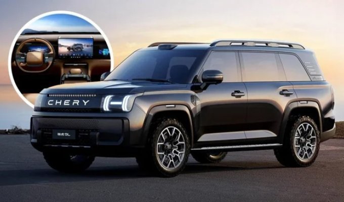 Китайская Chery показала новый флагманский кроссовер Tiggo 9L (16 фото)