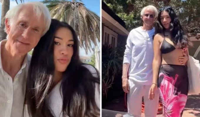I'm 25, my chosen one is 76. We are happy together, despite the difference of 51 years (7 photos + 1 video)