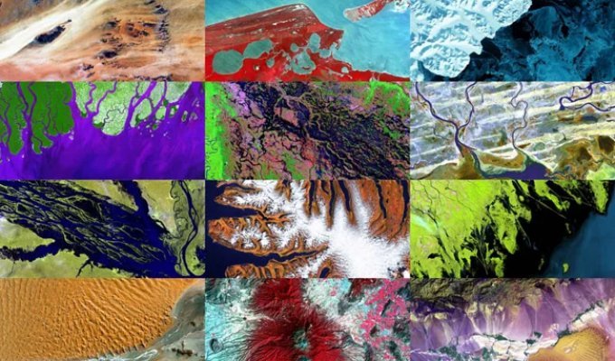 Satellite images - masterpieces of art (23 photos)