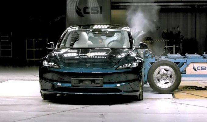 Tesla Model 3 became the safest car in Europe (10 photos)