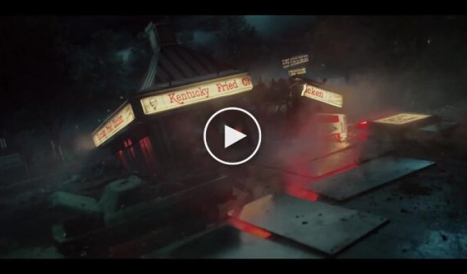 Creative advertising for the collaboration between Stranger Things and KFC