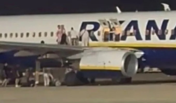 Passengers in Mallorca Suffered Fractures Due to a False Fire Alarm (2 photos + 1 video)