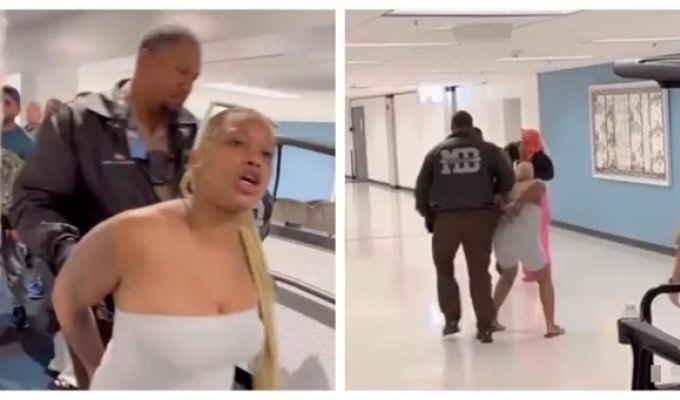 Пасажирка спробувала станцювати тверк під час затримання (2 фото + 1 відео)