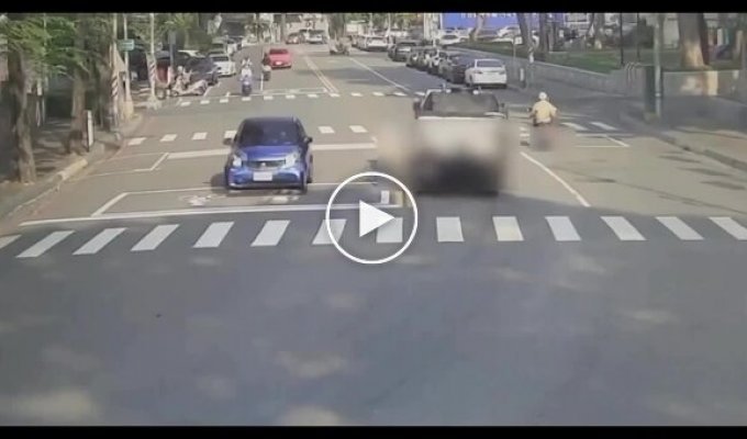 Серийное падение с мотоцикла