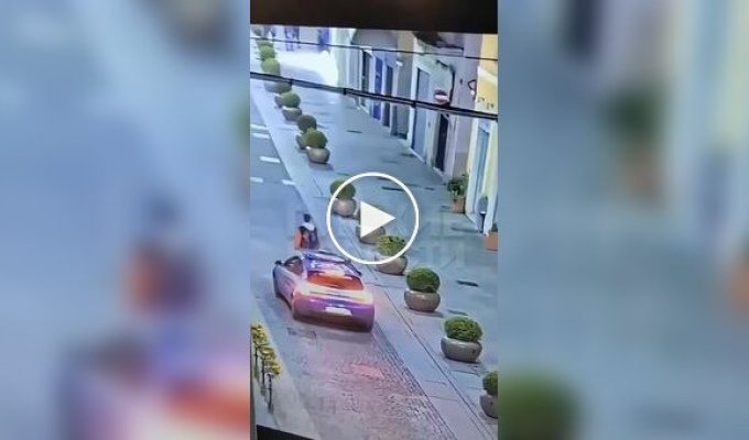 Migrant regrets hitting police car