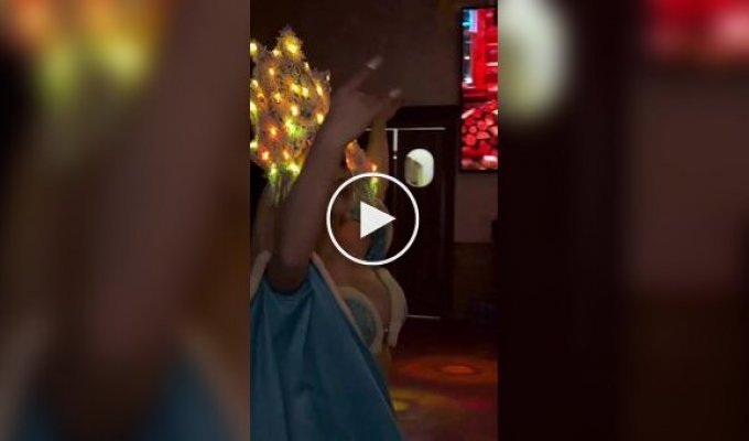 A Snow Maiden-themed dance graced a corporate event