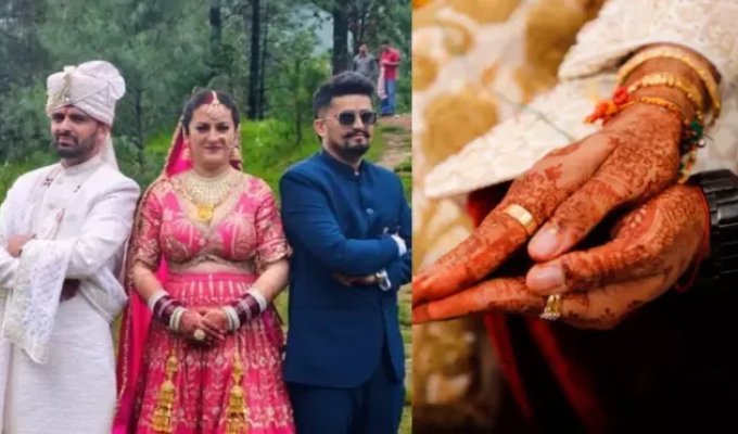 In India, a woman married two brothers at once (3 photos + 1 video)