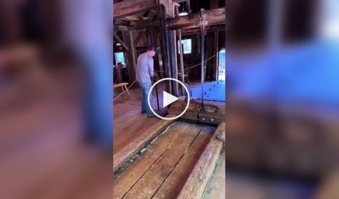 Time machine: a 19th-century sawmill that still runs on water