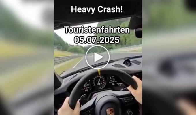 Not all rides on the Nurburgring end well