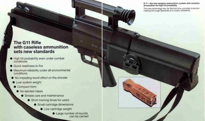HK G11: The Weapon of the Future That Never Worked (6 photos)