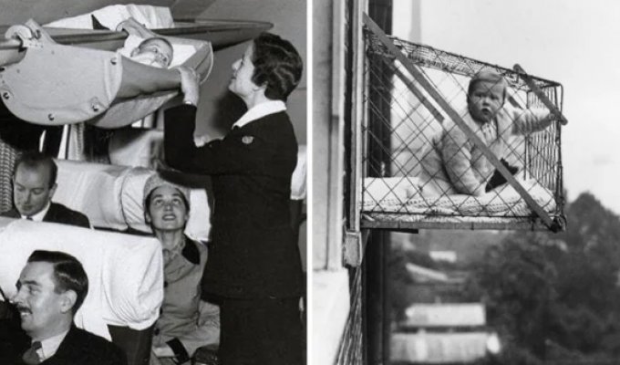 Modern Young Mothers Can't Understand How You Can Put a Baby in There (13 Photos)