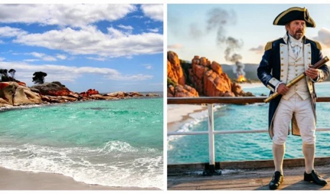 Bay of Fires: The Flaming Rocks That Deceived the Captain (26 photos + 1 video)