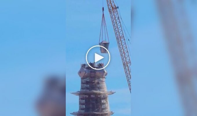 The most epic, long-term construction project in human history has finally reached its apex.