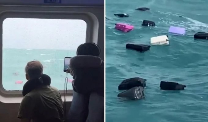 В Таиланде багаж туристов оказался за бортом парома (3 фото + 1 видео)