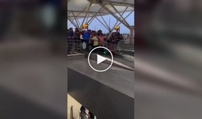 Перші спроби мігрантів освоїти ескалатор в Ірландії