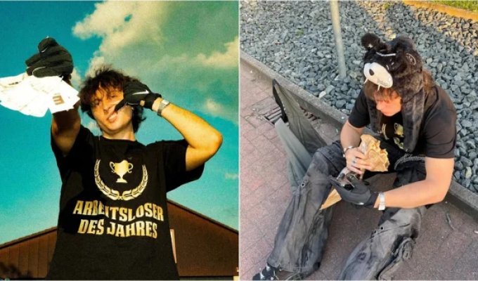 Unemployed German Causes Scandal in Germany (4 photos + 1 video)