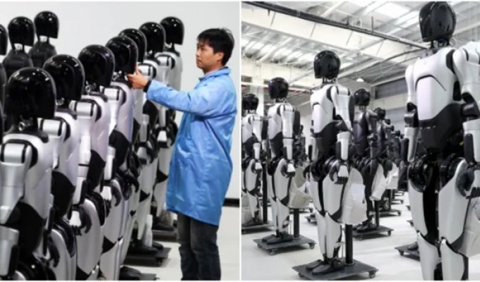 China Starts Producing Humanoid Robots Every 30 Minutes (3 photos + 2 videos)