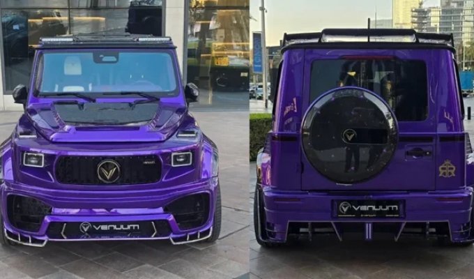 Дубайские тюнеры представили свою версию Гелендвагена (4 фото)