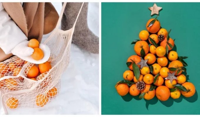 40 unusual ways to create a New Year's mood with one special fruit (41 photos)