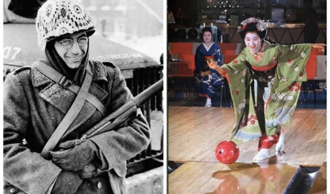 Soldiers in Lace, a Bowling Geisha, and 20 More Rare Photos with Surprising Stories Behind Them (19 photos)