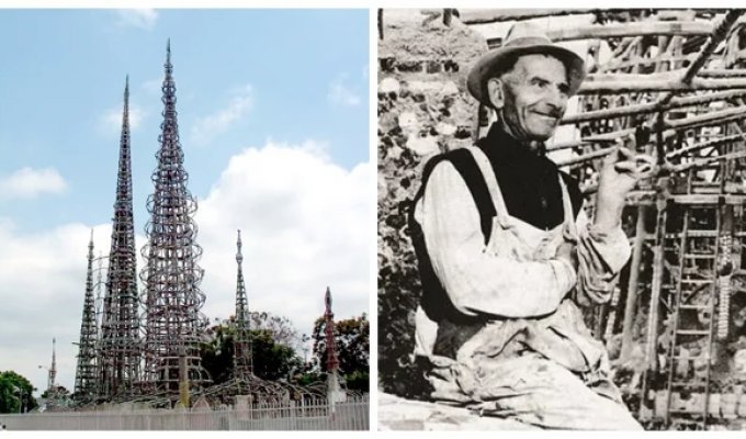Watts Towers - a hymn to perseverance and a masterpiece of underground art created by one person (14 photos)