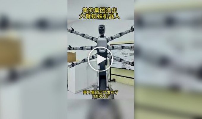 Представлен робот с шестью руками, умеющий выполнять несколько задач одновременно