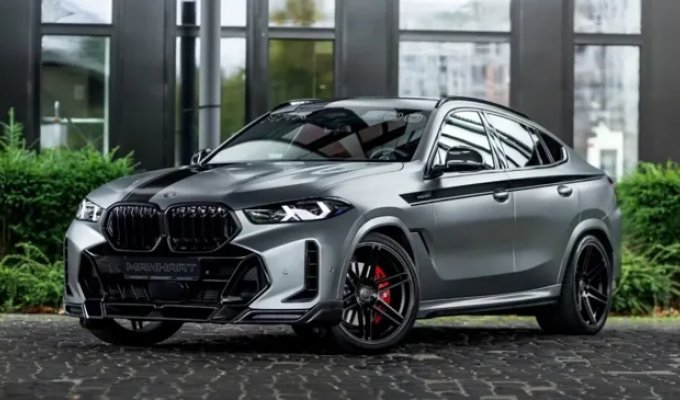 Manhart tuners added almost 100 horsepower to the base BMW X6 (5 photos)