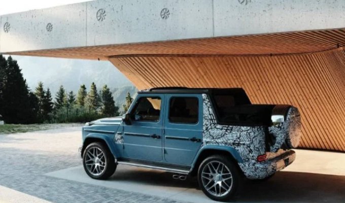 Возвращение легенды с ветерком: Mercedes-Benz тизерит новый четырехдверный G-Class Cabriolet (3 фото + видео)