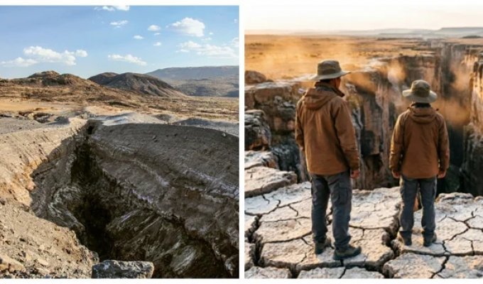 Afar Rift: The Birth of a New Ocean in Ethiopia (9 photos)