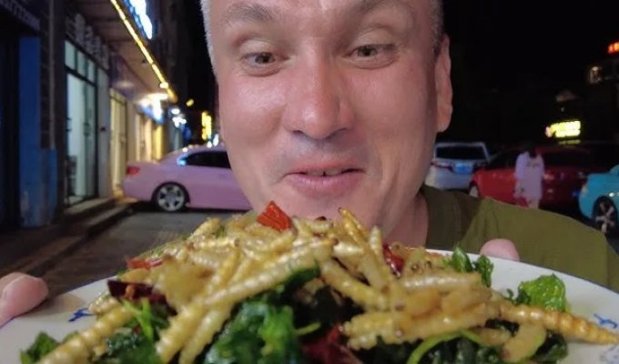 Китайский уровень экономии - разводить дома червей на еду (6 фото)