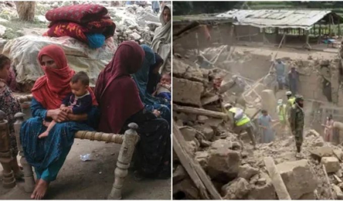 Ban on helping women: rescuers only helped men during the earthquake (4 photos)