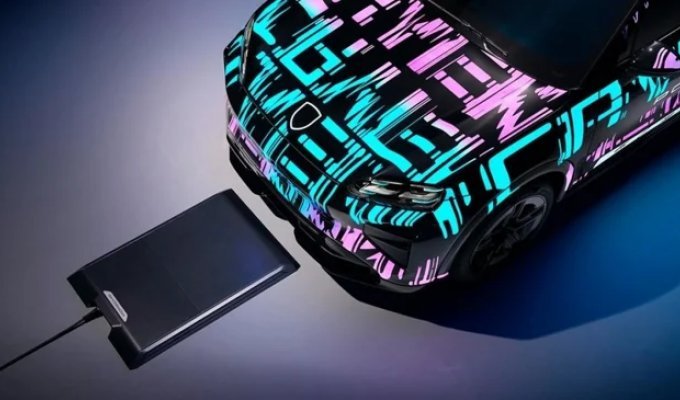 Porsche electric cars can be charged wirelessly (11 photos)