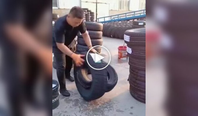 Как сэкономить место при транспортировке шин