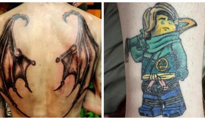 22 photos of tattoos that make your hand reach out to wipe your screen (23 photos)