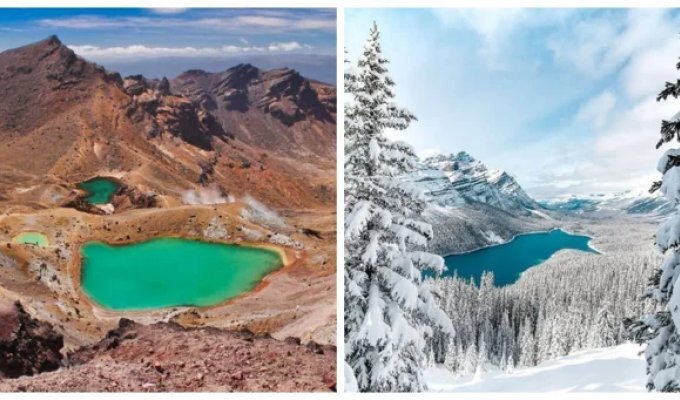 18 of the most colorful lakes on the planet (19 photos)