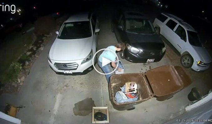 Камера спостереження допомогла розкрити курйозний інцидент біля будинку