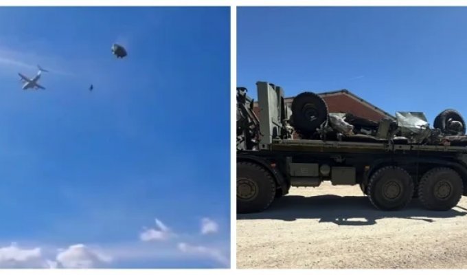 Military Armored Vehicle Landing Failures in Spain (3 photos + 1 video)