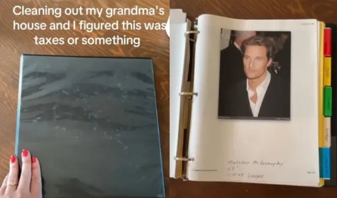 Granddaughter found an unusual folder among her grandmother's things (2 photos + 1 video)