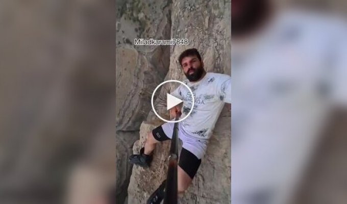 На роликах по скалистым горам Загрос: экстремальное видео