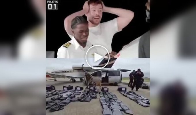 An American pilot won a plane at a show and began transporting drugs in it.