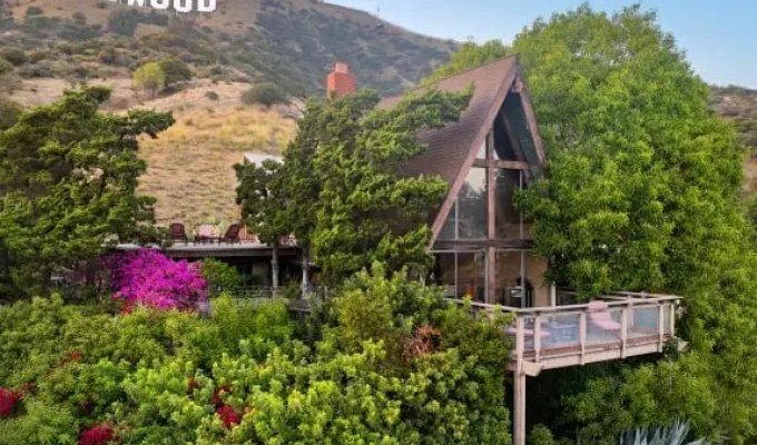 A house near the legendary HOLLYWOOD sign is sold for $ 2.25 million (4 photos)
