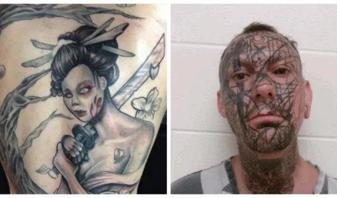 18 Tattoos Whose Purpose is Difficult to Explain (19 photos)