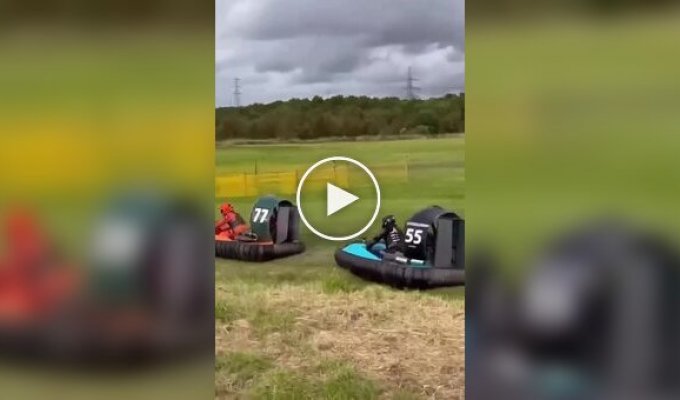 Уникальные гонки на воздушной подушке