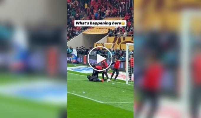 Спроби болбоїв забрати рушник у воротаря збірної Сенегалу