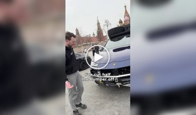 Around the world in a Lamborghini