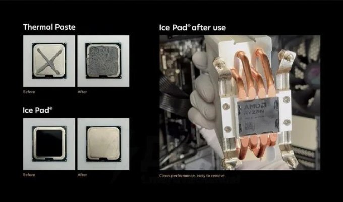 Thermal paste is no longer needed: Carbice has introduced the Ice Pad thermal pad (3 photos + video)