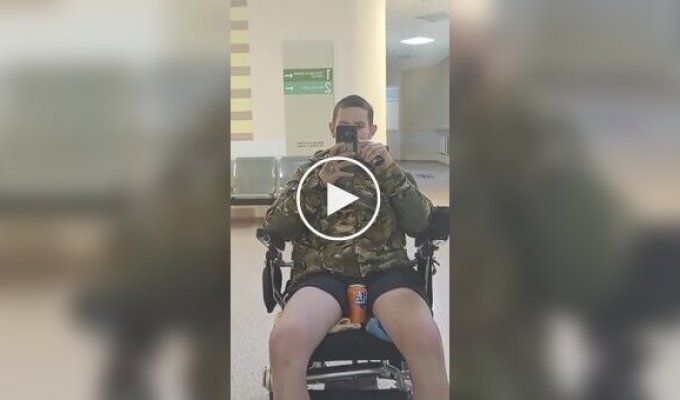 The amputee occupier threatens revenge