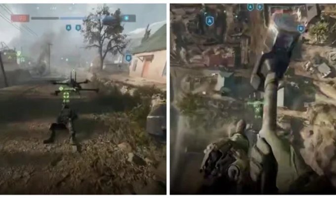 A funny bug in Battlefield 6 (1 photo + 4 videos)