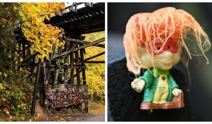 The Troll Bridge in Portland, Under Which Scary Fairytale Giants Have Transformed (22 photos + 1 video)