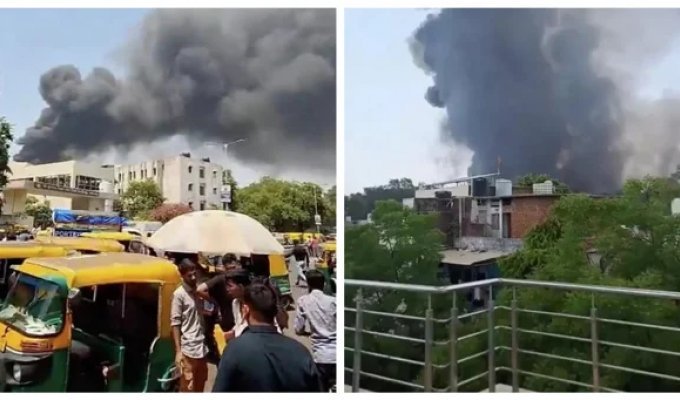 A plane with a large number of passengers on board crashed in India (9 photos) + 6 videos)